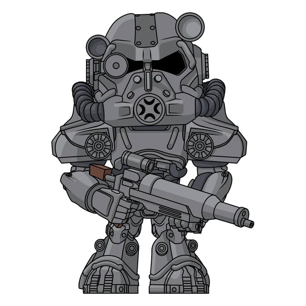 Fallout Vinyl Figure T-60 Power Armor 11 cm DS Modellismo Fallout T-60 Power Armor Youtooz