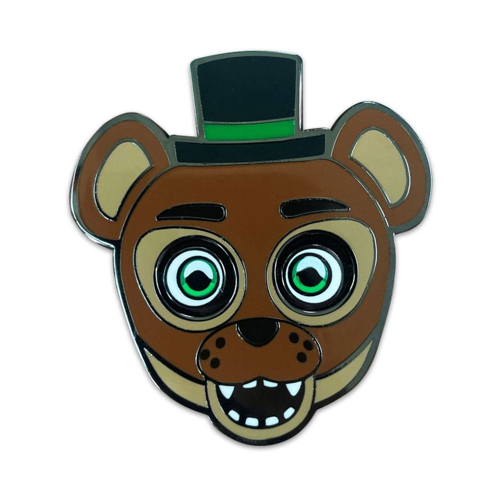 Spilla Five Nights at Freddy´s Popgoes The Weasel Glow in the Drak Spinning 5 cm DS Modellismo Spilla Five Nights at Freddy´s Popgoes