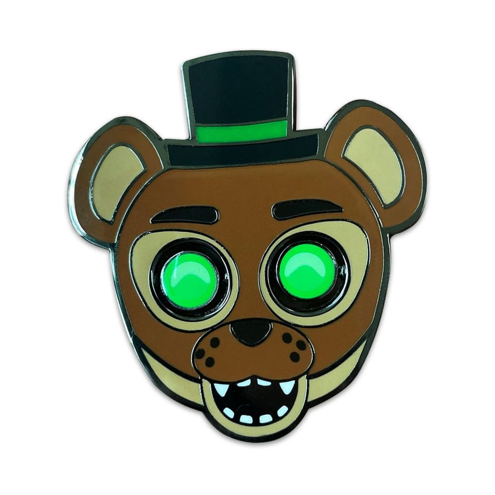 Spilla Five Nights at Freddy´s Popgoes The Weasel Glow in the Drak Spinning 5 cm DS Modellismo Spilla Five Nights at Freddy´s Popgoes