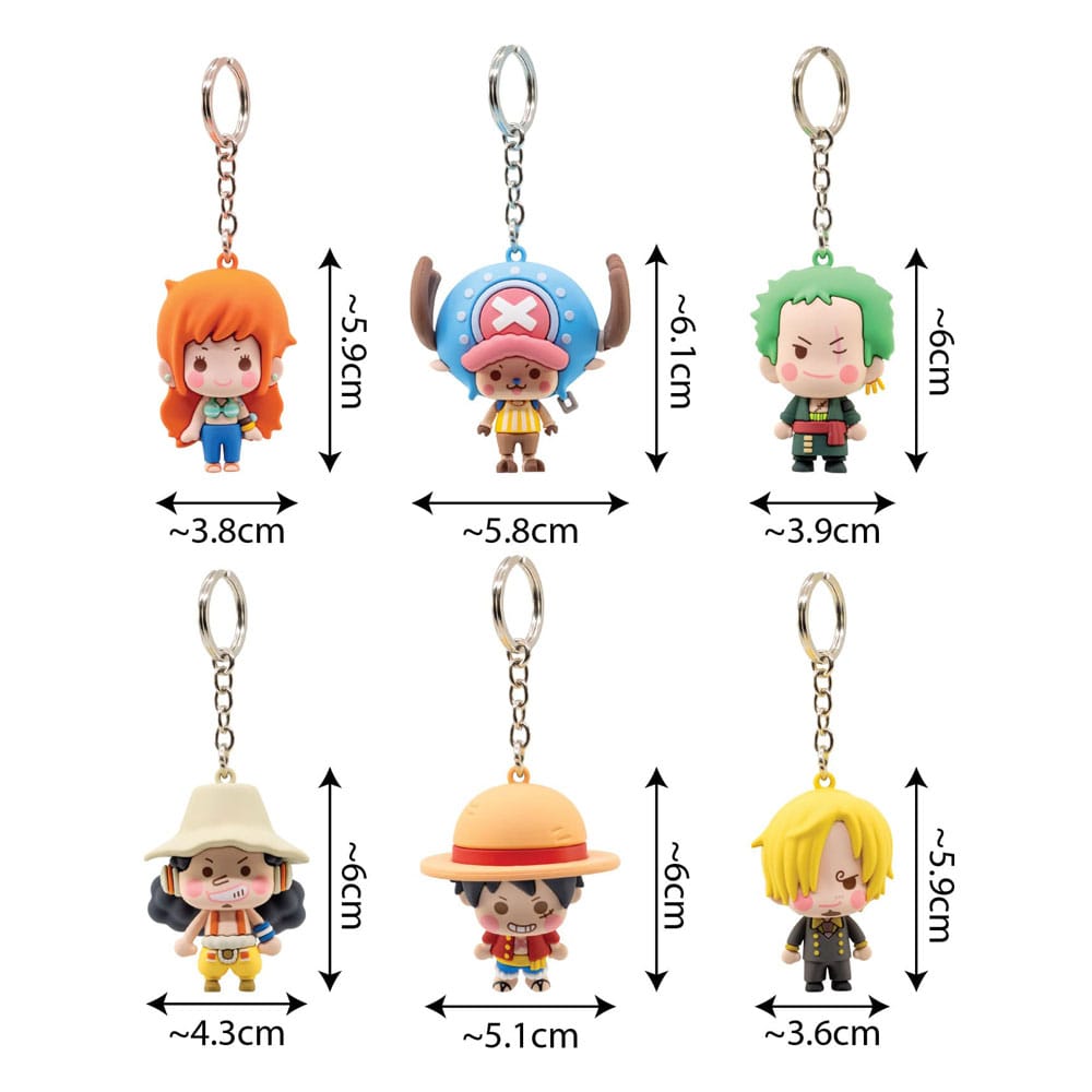 Portachiavi One Piece Pocket Hero Series 2 Display (12) DS Modellismo Portachiavi One Piece Pocket Hero 2 Display