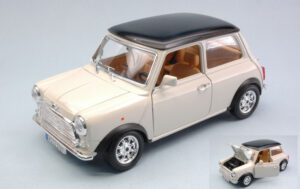 Mini Cooper 1969 Cream W/black scala 1:18