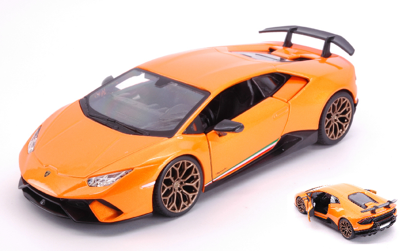 Lamborghini Huracan Performante Metallic Orange 1:24 DS Modellismo Lamborghini Huracan Performante scala 1:24