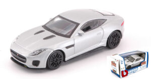 Jaguar F-Type R Silver scala 1:43 Burago