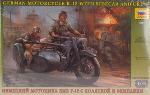 German Wwii Sidecar W/Crew Kit scala 1:35