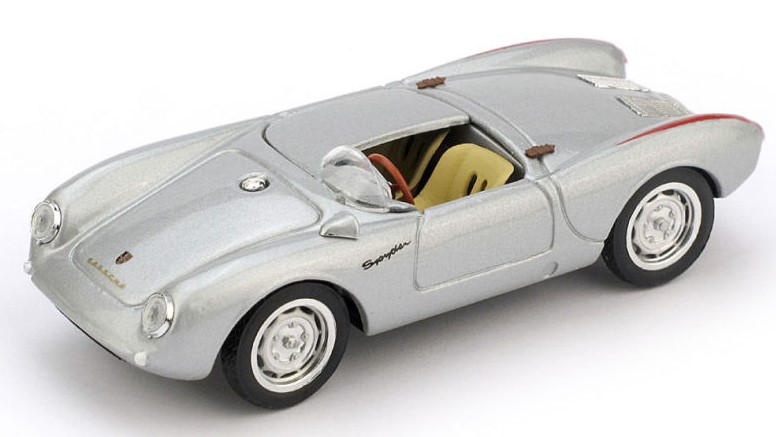 Porsche 550A RS Spyder Stradale Monoposto 1954 Argento 1:43 DS Modellismo Porsche 550A RS Spyder Stradale scala 1:43