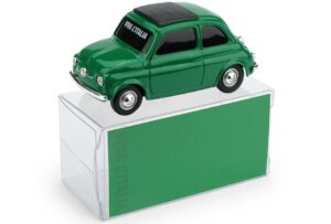 Fiat 500 Verde Bandiera Italiana scala 1:43