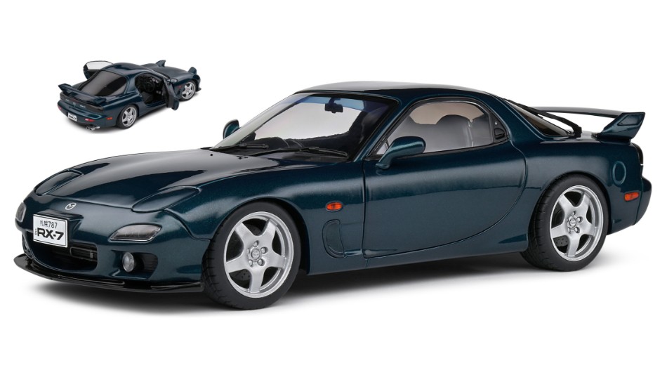 Mazda RX-7 FD RS Coupe 1994 Blue 1:18 DS Modellismo Mazda RX-7 Fd RS Coupe 1994 Blue scala 1:18