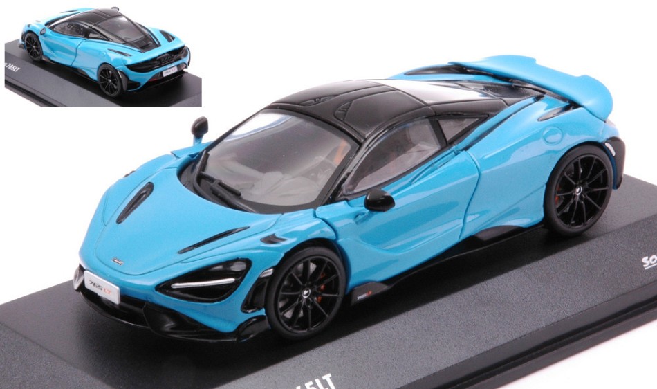 McLaren 765LT 2020 Light Blue 1:43 DS Modellismo McLaren 765LT 2020 Light Blue scala 1:43