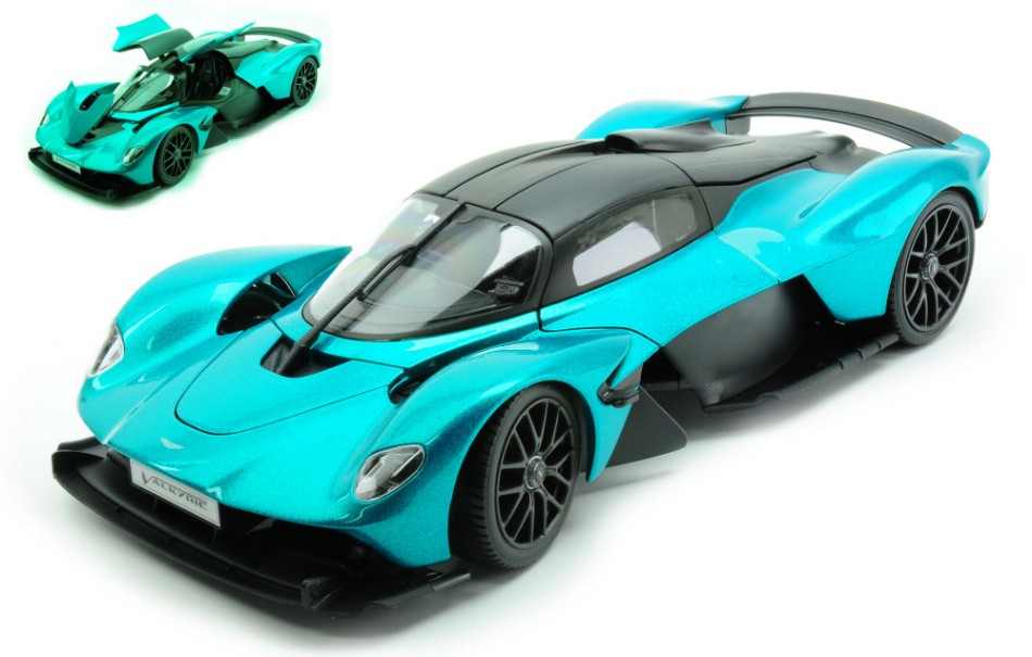 Aston Martin Valkyrie 2022 Metallic Green 1:18 DS Modellismo Aston Martin Valkyrie 2022 scala 1:18
