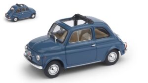 Fiat 500 F 1965-72 Aperta Blu scala 1:43