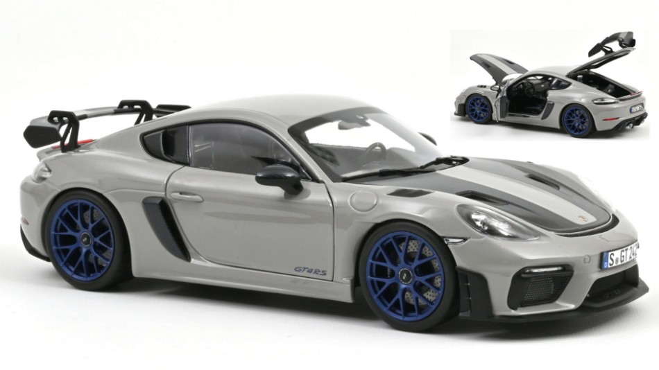 Porsche Cayman GT4 RS W/Weissach Pack 2023 Chalk 1:18 DS Modellismo Porsche Cayman GT4 RS W/Weissach scala 1:18