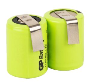 Coppia di batterie 2,4 V, 170 mAh, scala H0