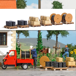 Pallet carico scala 1:43 Busch