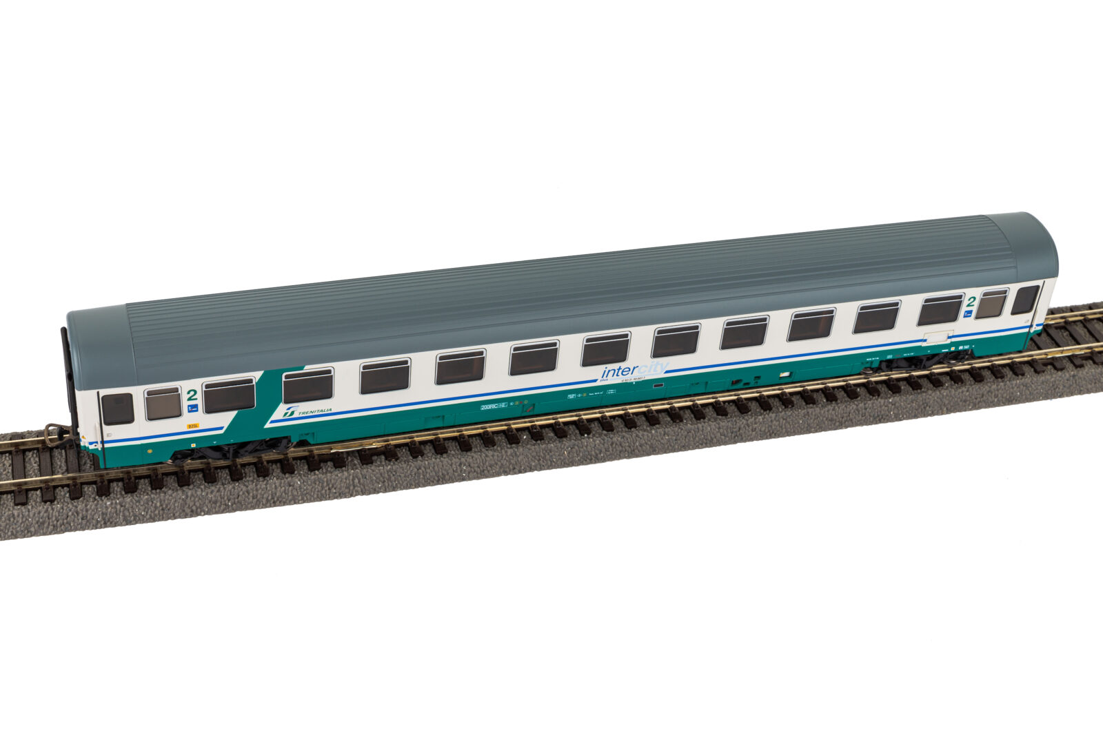Carrozza Passeggeri Eurofima 2^ Classe Intercity Plus FS Epoca V Scala H0 DS Modellismo Carrozza Passeggeri Eurofima 2^ scala H0 - vista 2