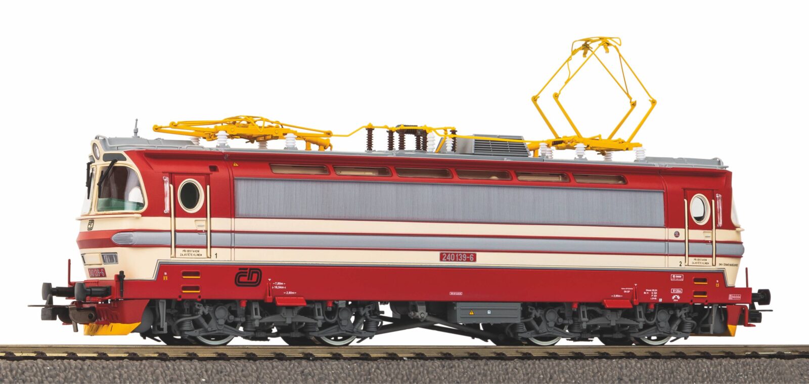 Locomotiva Elettrica Laminátka Reihe 240 ČD Epoca V Scala H0 DS Modellismo Locomotiva Elettrica Laminátka scala H0