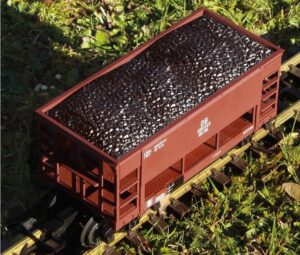 Carico ferroso per carri Ore Car scala G