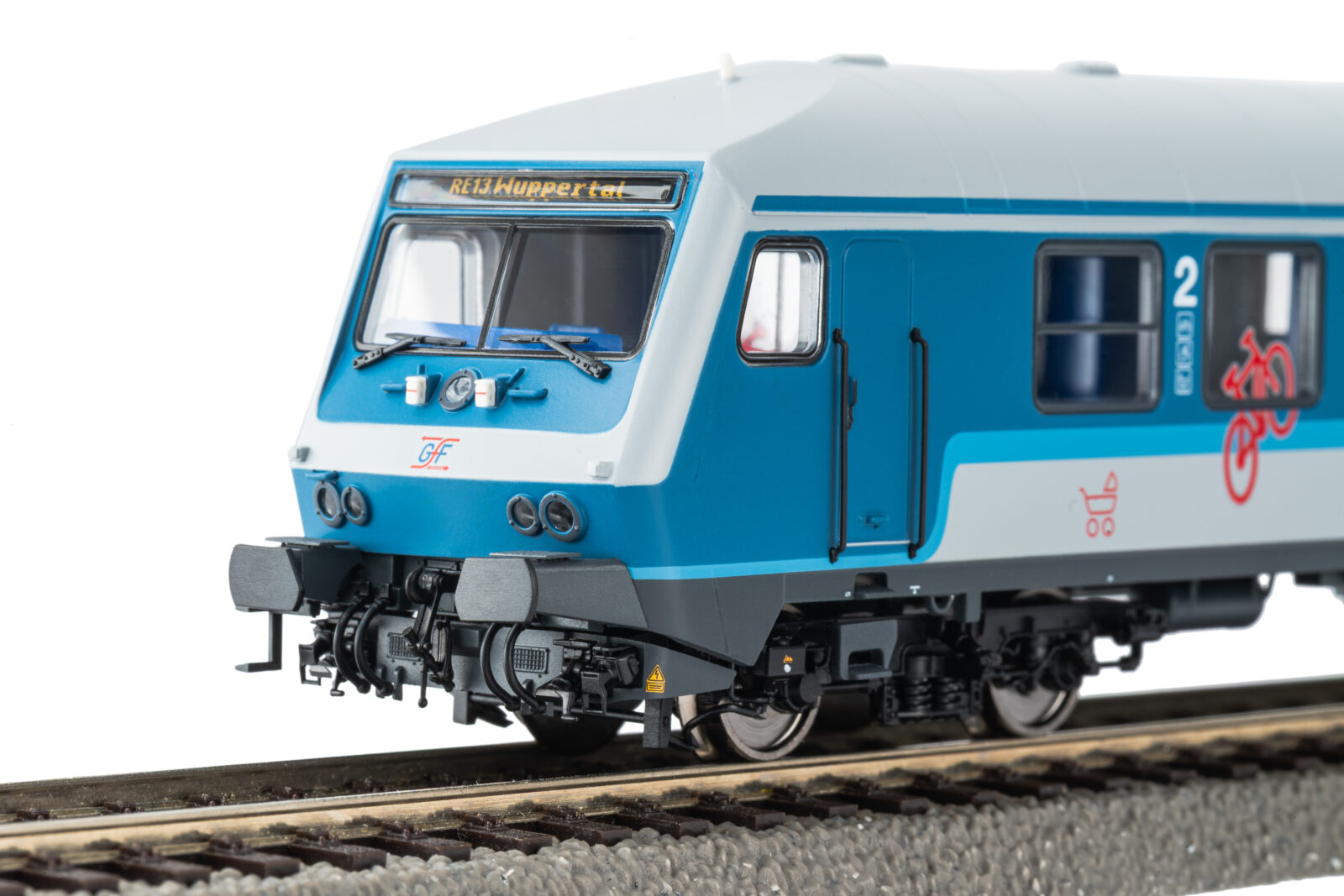 Carrozza Pilota per il Trasoporto Locale Wittenberg 2^ Classe Maas-Wupper-Express GFF Epoca VI Scala H0 DS Modellismo Carrozza Pilota per il Trasoporto scala H0