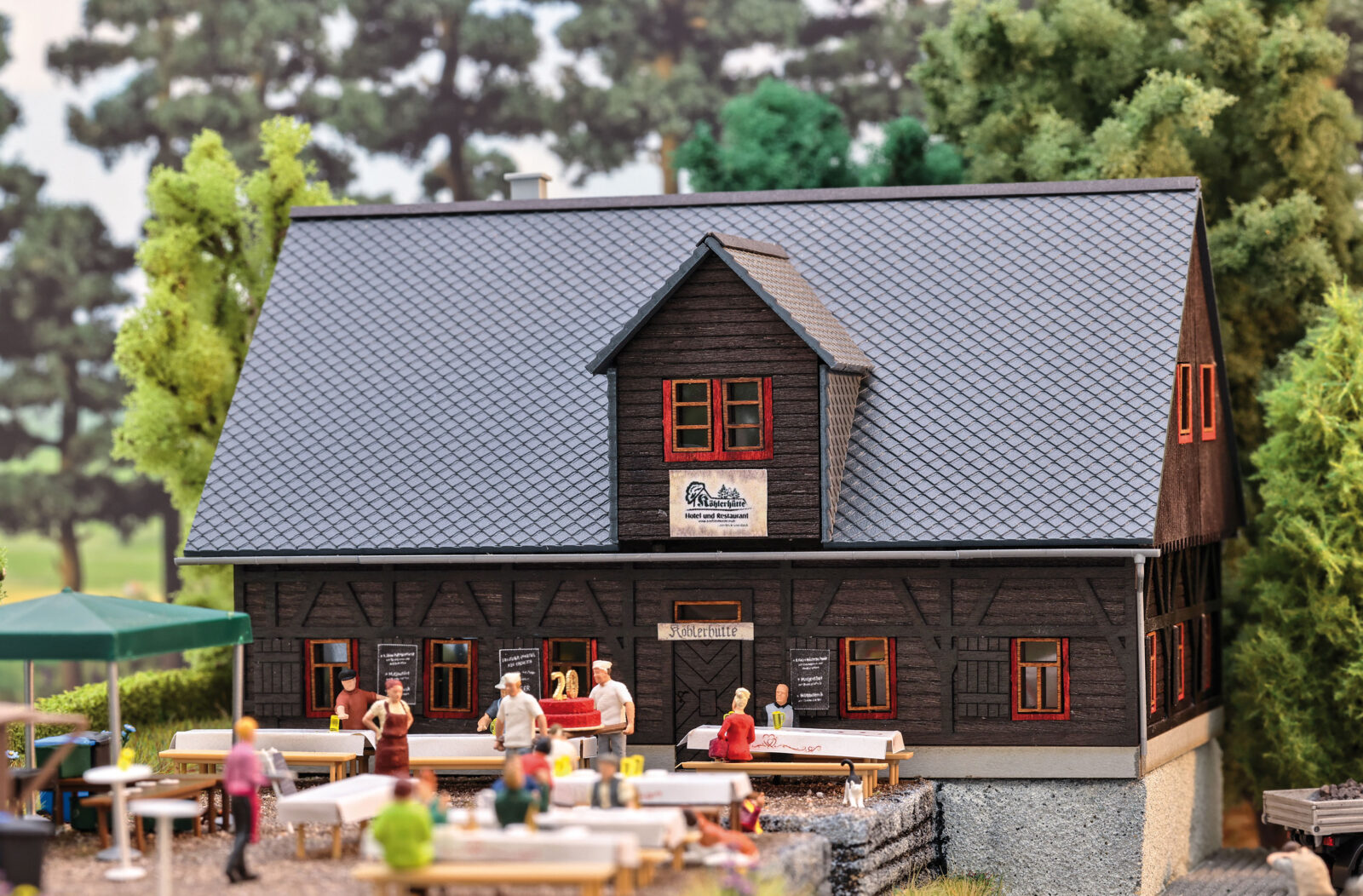 Ristorante forestale "Köhlerhüe" Scala H0 DS Modellismo Ristorante forestale "Köhlerhüe" scala H0