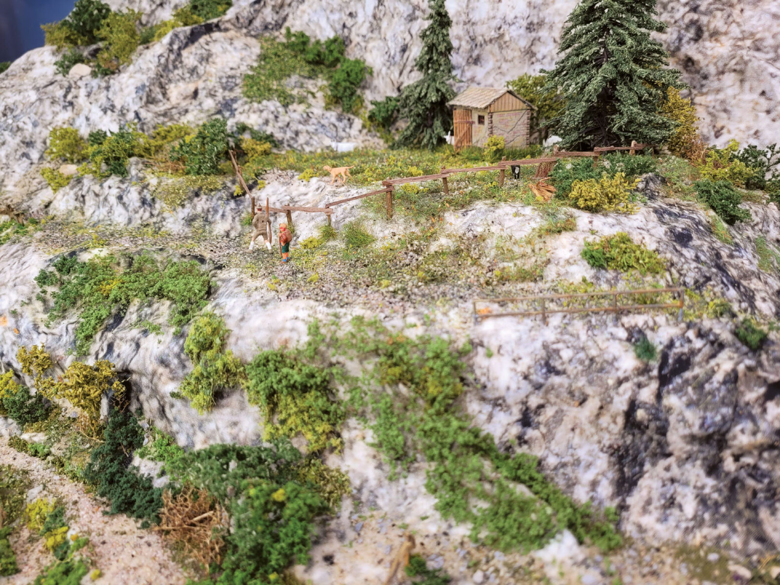 Foglio di roccia granulosa granito 60x40 cm Scala H0 DS Modellismo Foglio di roccia granulosa granito scala H0