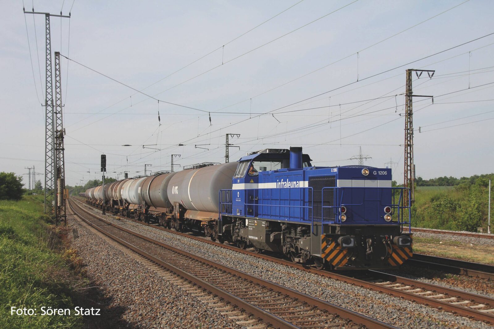 Locomotiva Diesel G 1206 "Infraleuna" Epoca VI Scala TT DS Modellismo Locomotiva Diesel G 1206 scala TT