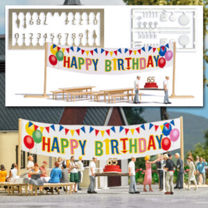 Set d'azione: Buon compleanno! scala H0