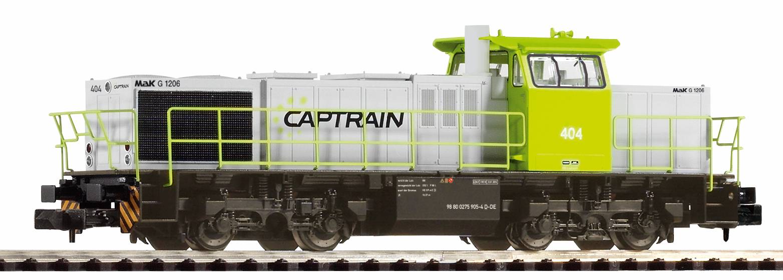 Locomotiva Diesel G 1206 Captrain VI + DSS 6pol. Scala N DS Modellismo Locomotiva Diesel G 1206 Captrain VI scala N