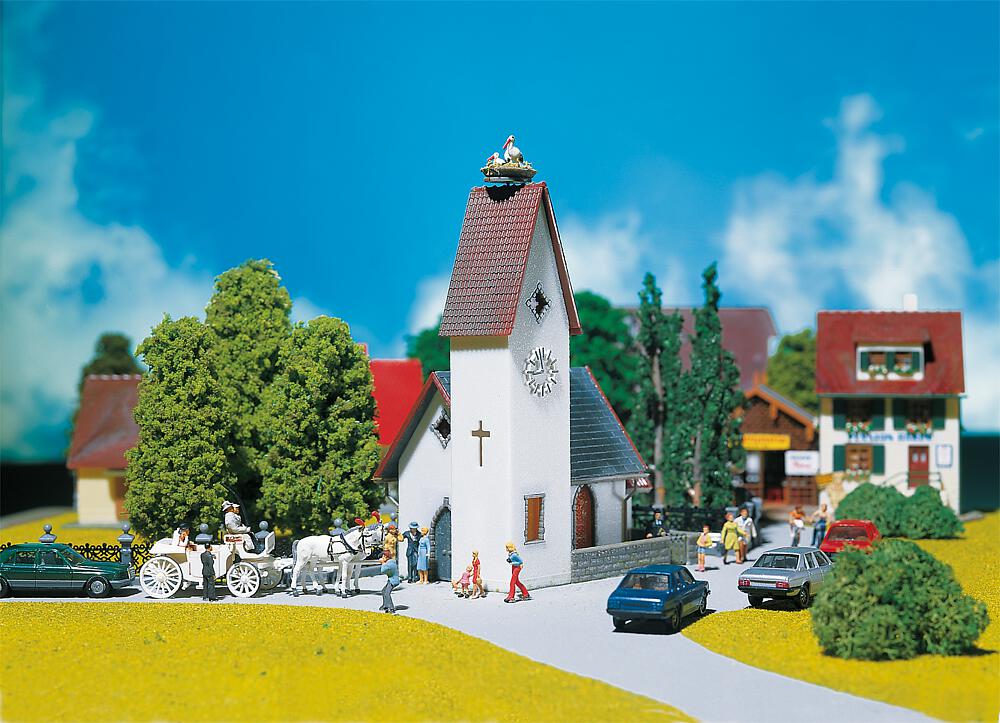 Chiesa del villaggio Scala H0 DS Modellismo Chiesa del villaggio scala H0 Faller