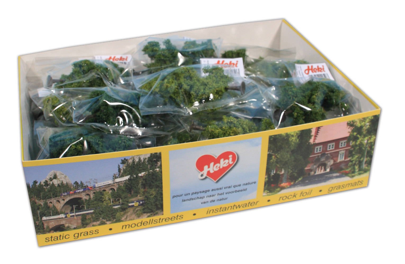 Espositore per alberi, 30 alberi 11 cm DS Modellismo Espositore per alberi, 30 alberi Heki