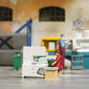 Set d'azione: Macchina da stampa scala H0