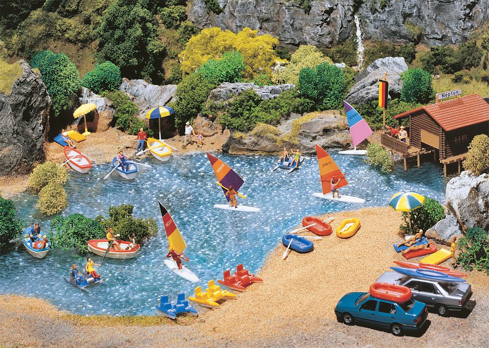 Barche e tavole da surf Scala H0 DS Modellismo Barche e tavole da surf scala H0 Faller