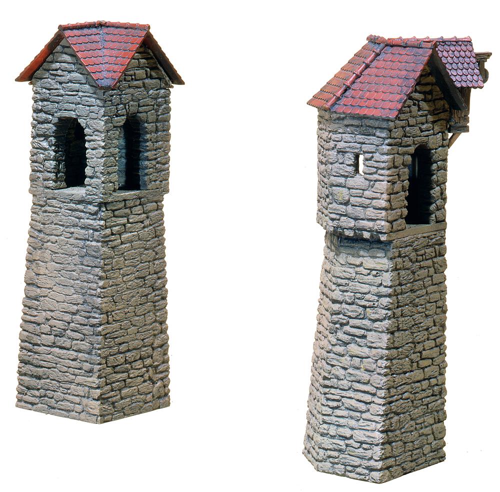 Set di mura della città vecchia con Torre della città Scala N DS Modellismo Set di mura della città vecchia scala N