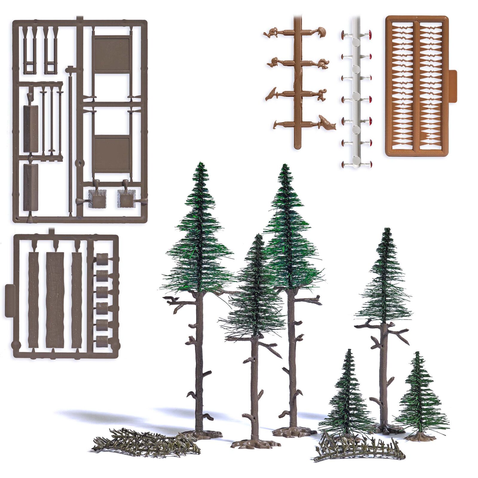 Foresta alta Scala H0 DS Modellismo Foresta alta scala H0 Busch - vista 2