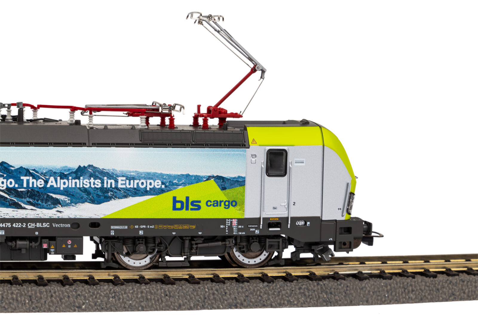 Locomotiva Elettrica Vectron New Alpinisti BLS Epoca VI Scala H0 DS Modellismo Locomotiva Elettrica Vectron scala H0