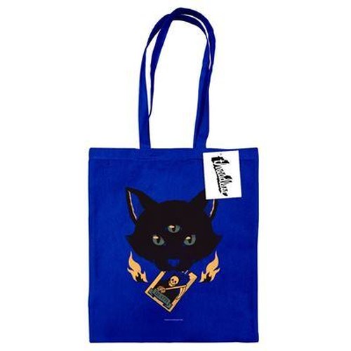 Borsa in tela Tobe Fonseca Cat Tarot Death DS Modellismo Borsa in tela Tobe Fonseca Cat Tarot Death
