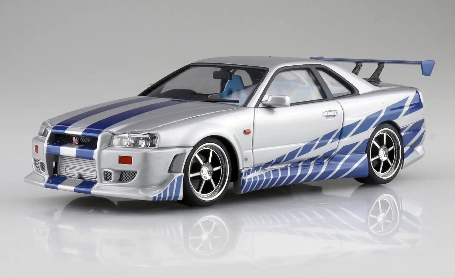 Fast & Furious R34 Skyline GT-R MK 1/24 DS Modellismo Fast & Furious R34 Skyline GT-R Mk AOSHIMA
