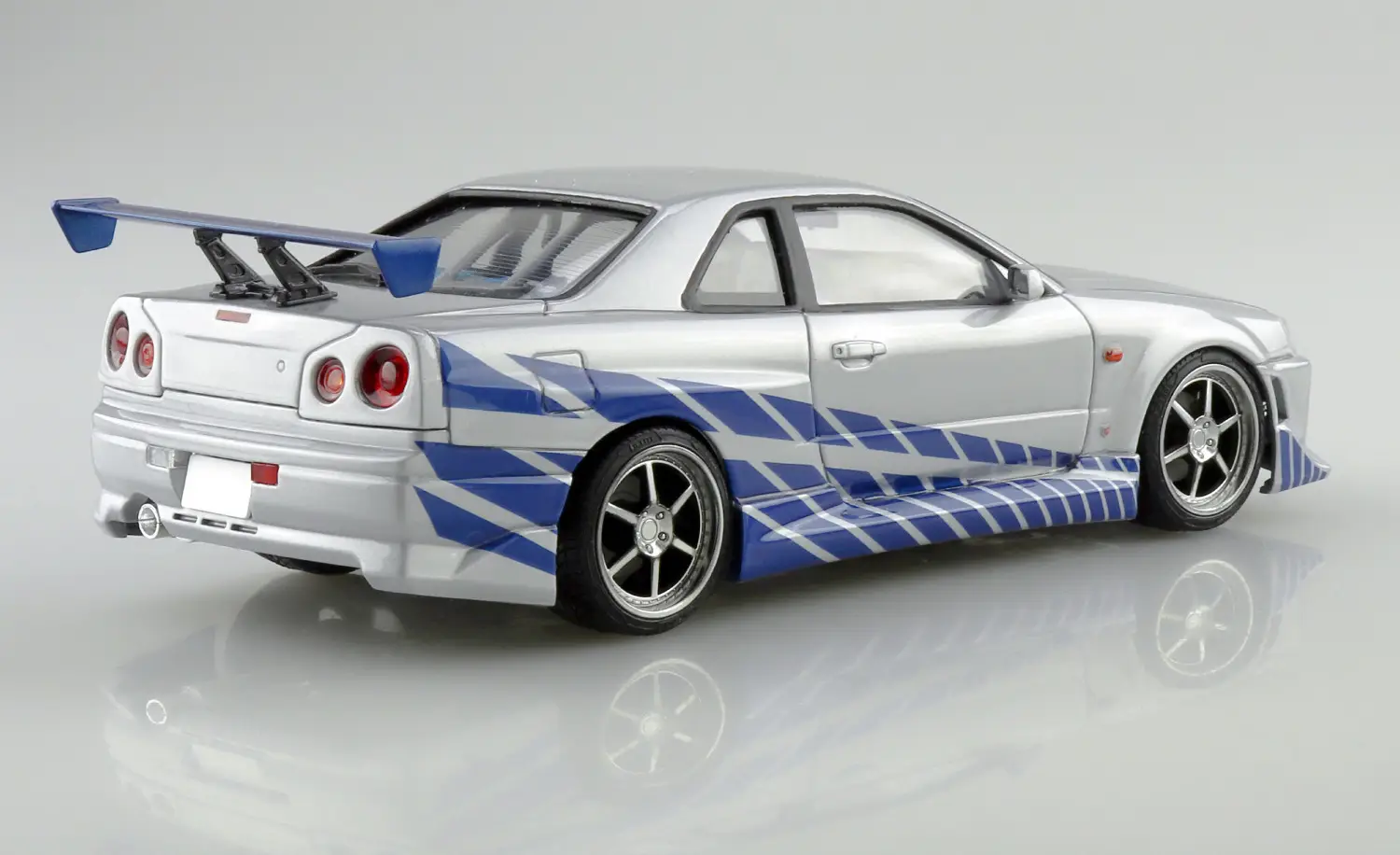 Fast & Furious R34 Skyline GT-R MK 1/24 DS Modellismo Fast & Furious R34 Skyline GT-R Mk AOSHIMA - vista 3
