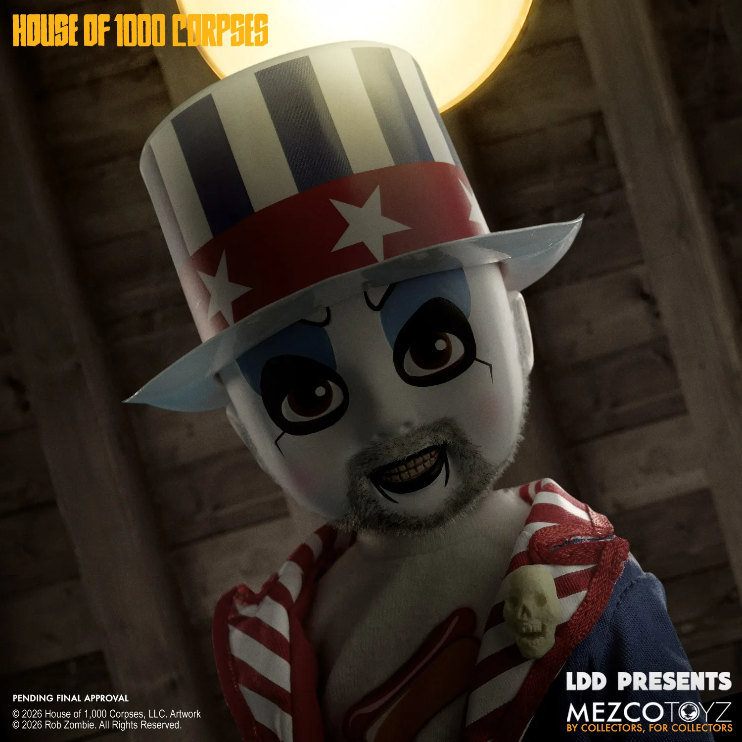 Ldd Presents Captain Spaulding DS Modellismo Ldd Presents Captain Spaulding MEZCO TOYS