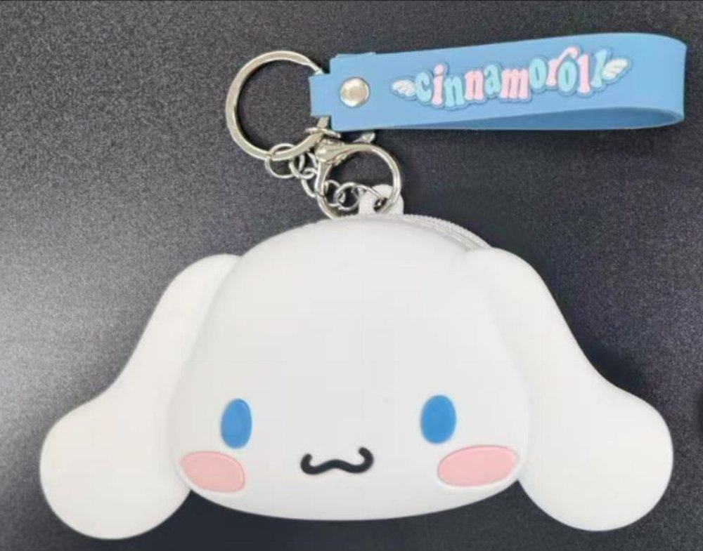Portamonete Sanrio Cinnamoroll Face PVC Coin DS Modellismo Portamonete Sanrio Cinnamoroll Face Coin
