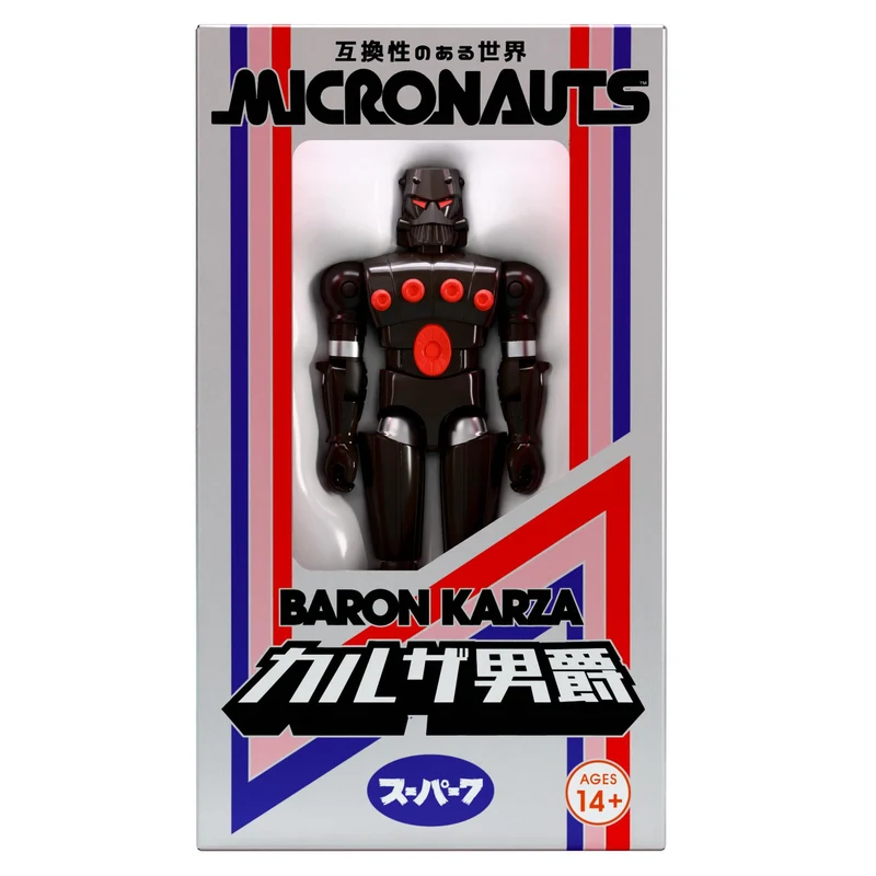 Micronauts W05 Baron Karza Sdcc/japanese Box Reaction+ Figure DS Modellismo Micronauts W05 Baron Karza Sdcc/japanese Box