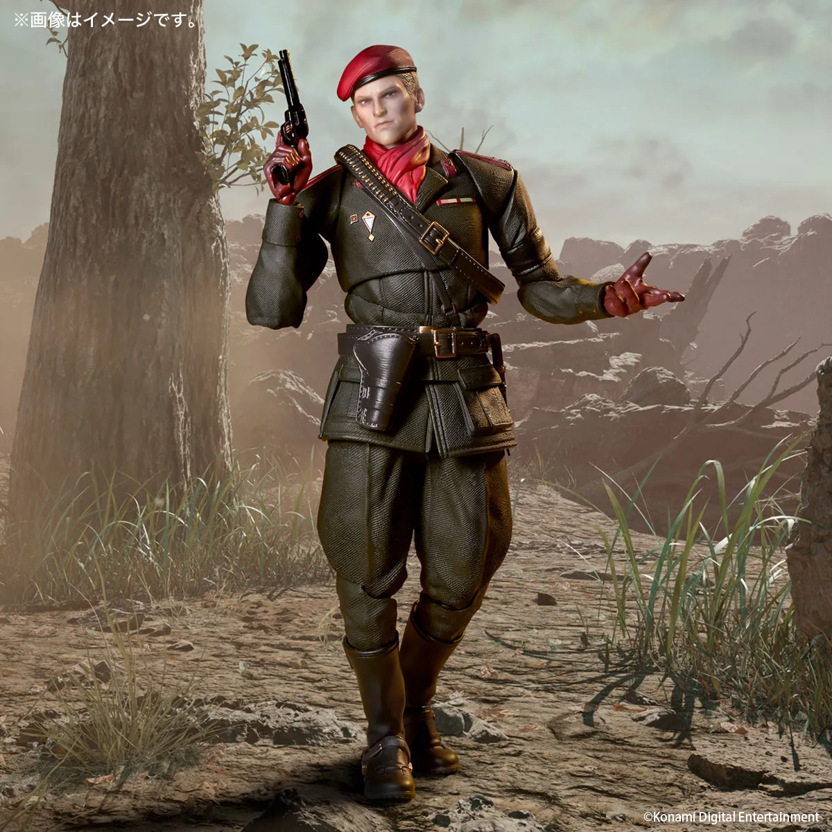 Revoltech A.Y. in metallo Gear Solid Delta Snake Eater Ocelot Action Figure DS Modellismo Revoltech A.Y. in metallo Gear Solid Delta - vista 3