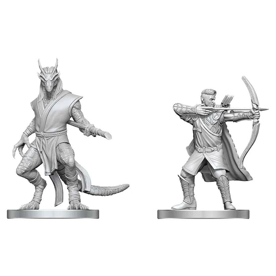 D&D Nolzur Mum Elf Ranger & Dragonborn Monk DS Modellismo D&D Nolzur Mum Elf Ranger & Dragonborn Monk
