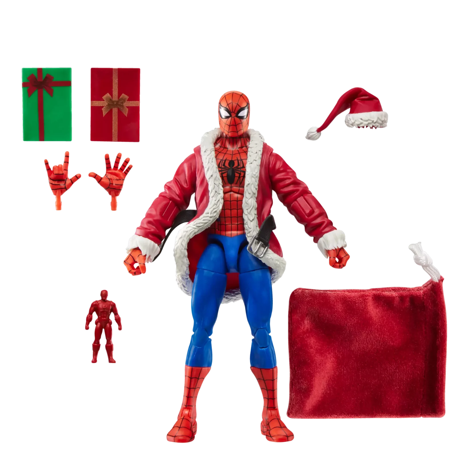 Marvel Legends Spider-Man Holiday Special Action Figure DS Modellismo Marvel Legends Spider-Man Holiday Action - vista 4