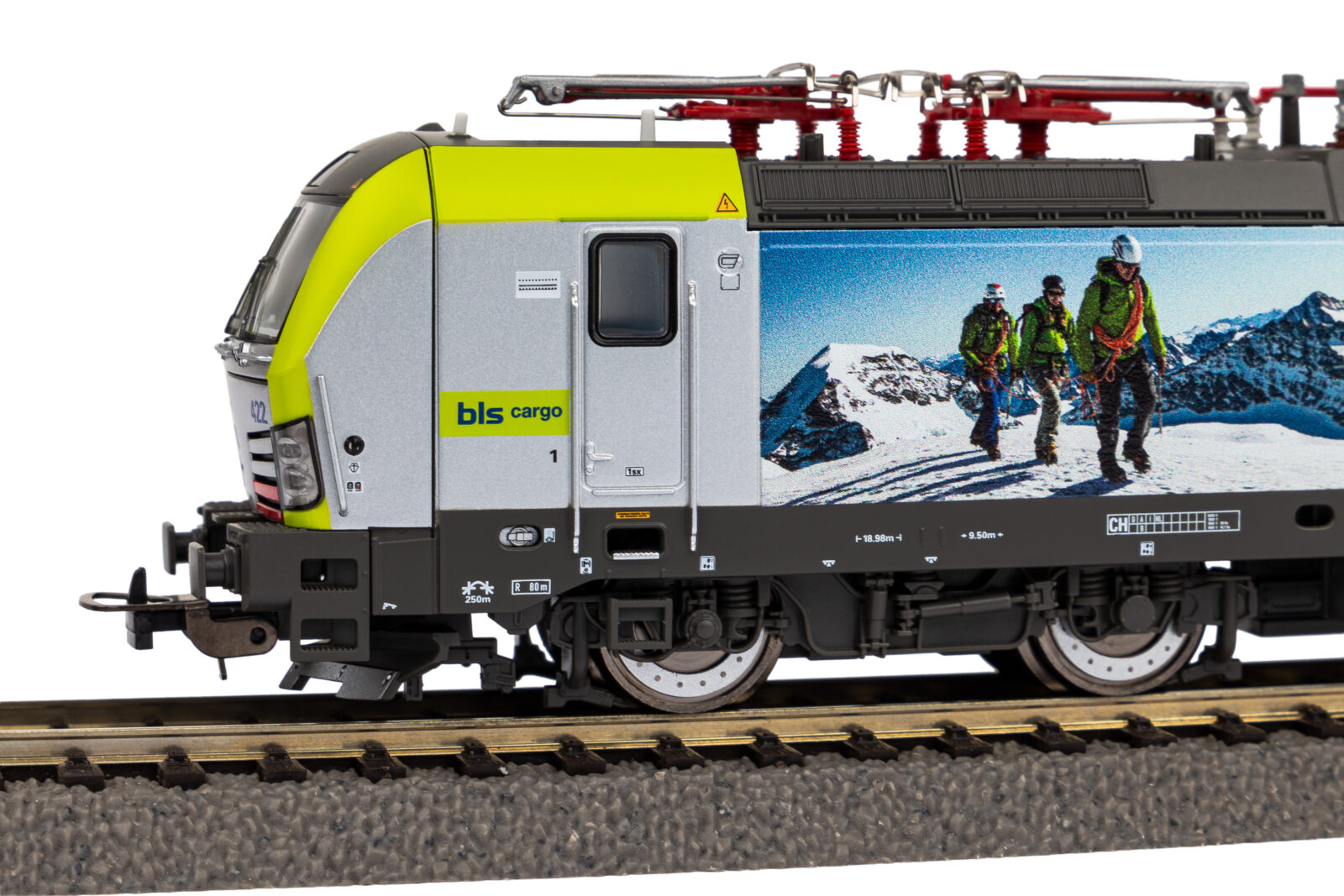 Locomotiva Elettrica Vectron New Alpinisti BLS Epoca VI Scala H0 DS Modellismo Locomotiva Elettrica Vectron scala H0