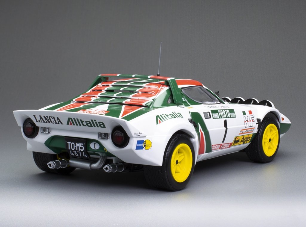 Lancia Stratos HF #1 Rally del Portogallo 1976 DS Modellismo Lancia Stratos HF #1 Rally scala 1:18