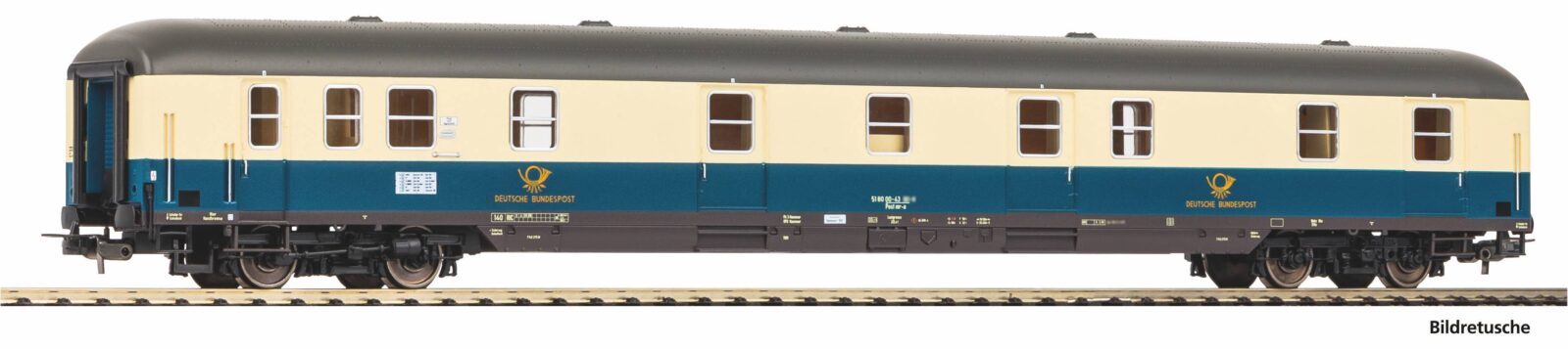 Carrozza Postale DB Epoca IV Scala H0 DS Modellismo Carrozza Postale DB Epoca IV scala H0 Piko