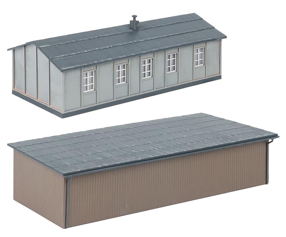 Baracca con Deposito Carbone Scala H0 DS Modellismo Baracca Deposito Carbone scala H0 Faller