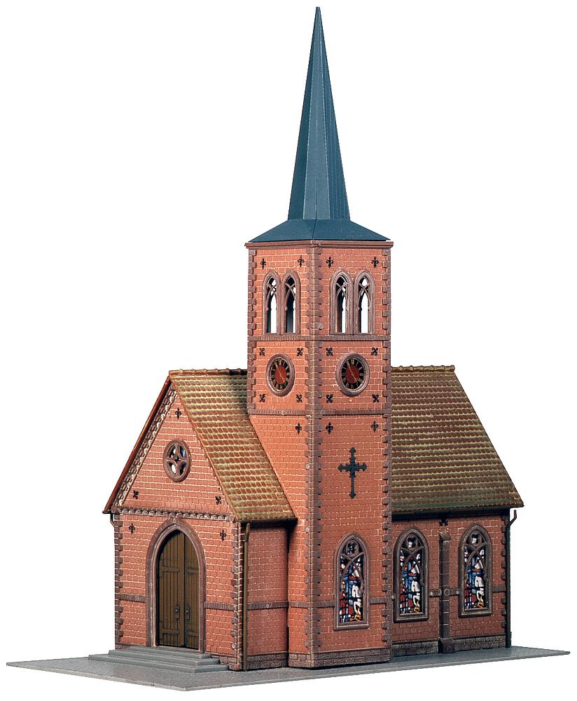 Chiesa di paese Scala H0 DS Modellismo Chiesa di paese scala H0 Faller