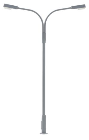 Luce a LED a due braccia Bianco scala H0