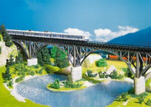 Ponte ad arco di sostegno scala N Faller