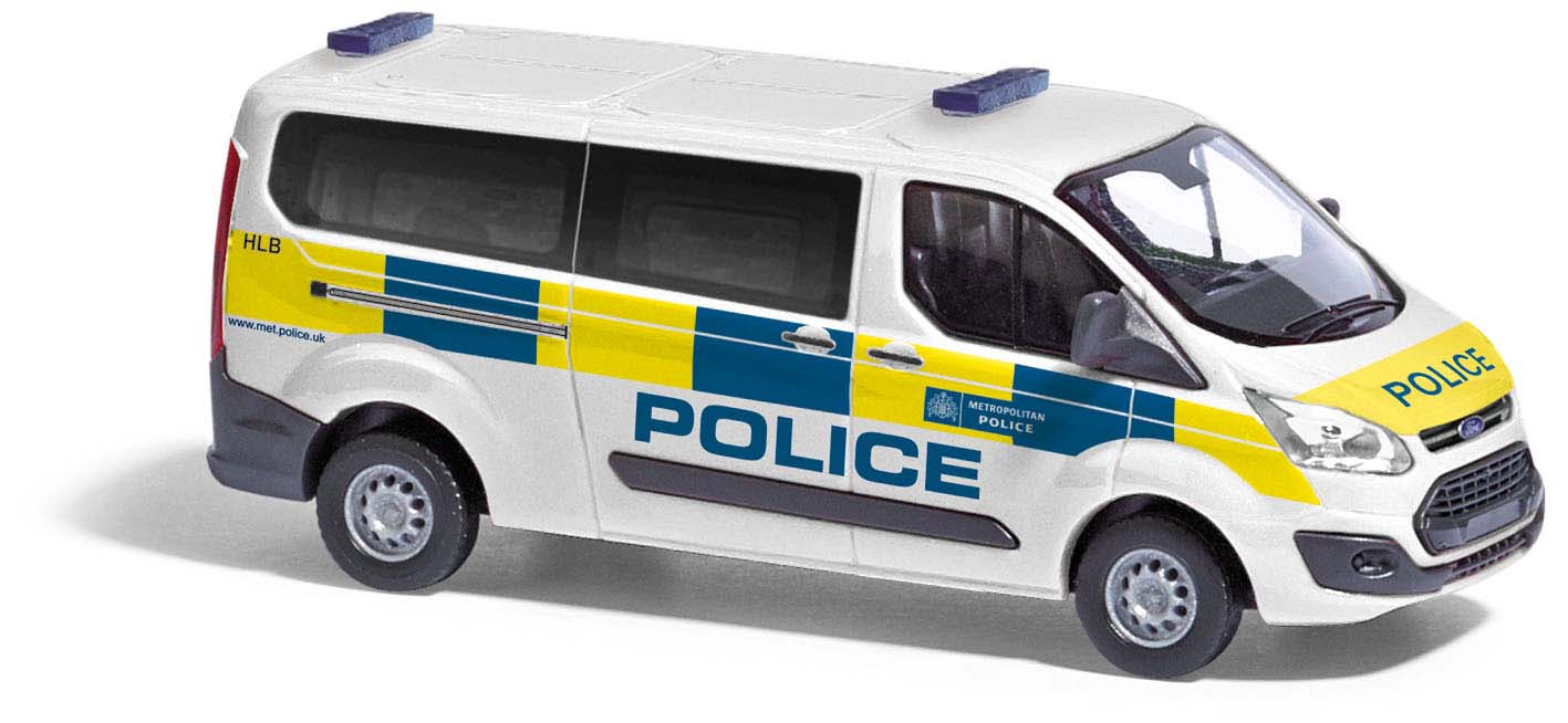 Autobus Ford Transit Polizia GB Scala H0 DS Modellismo Autobus Ford Transit Polizia GB scala H0